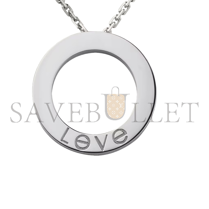 CARTIER LOVE NECKLACE, 3 DIAMONDS B7014600